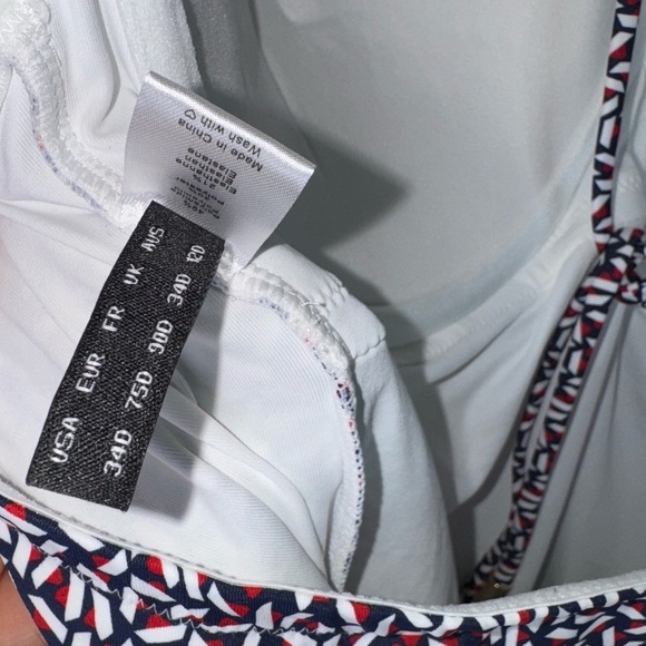 Huit 8 | Anthropologie Paris Strapless Underwire One-Piece Swimsuit Size 34D - Picture 8 of 10